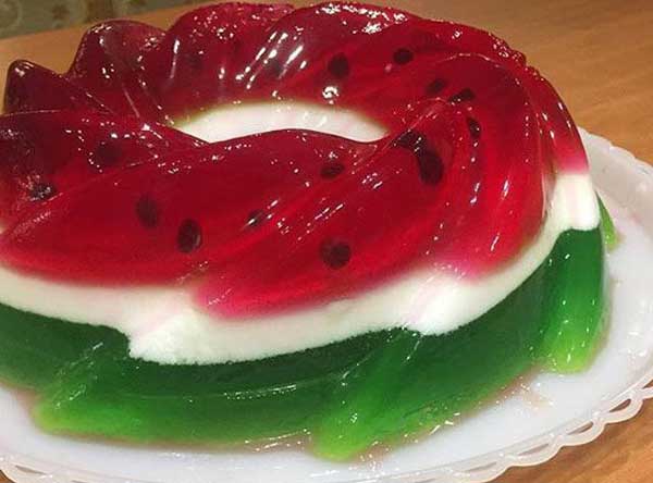 تزیین ژله شب یلدا زیباترین و رنگارنگ ترین ژله ها برای تزیین سفره یلدا