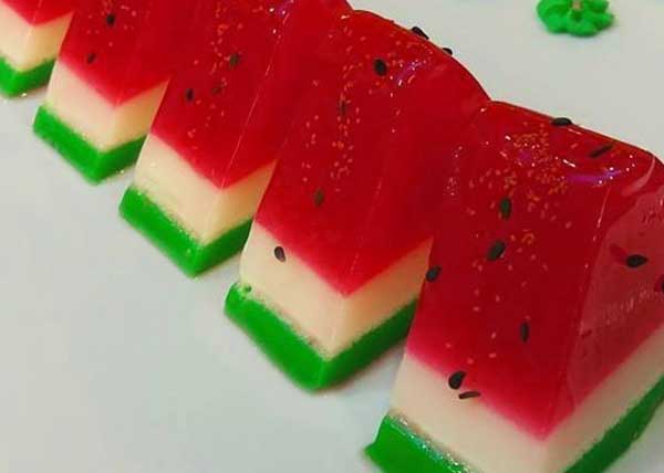 تزیین ژله شب یلدا زیباترین و رنگارنگ ترین ژله ها برای تزیین سفره یلدا