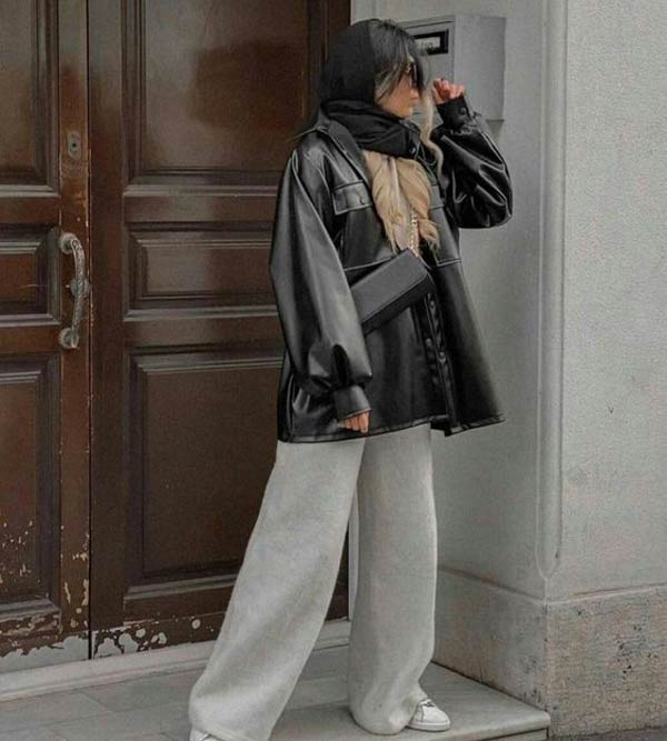 مدل مانتو جلو بسته با شلوار گشاد زیباترین و شیک ترین مدل های مانتو جلو بسته