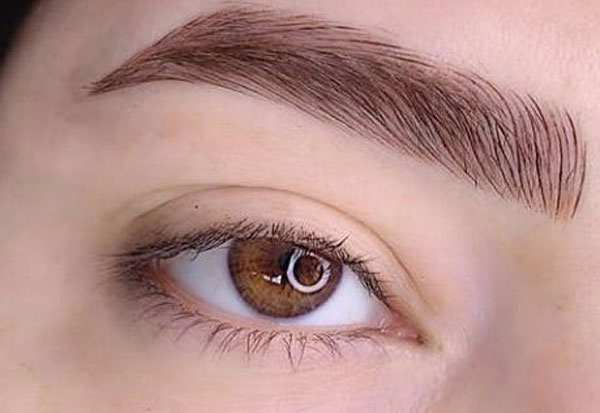 مدل ابرو دخترانه برای صورت کشیده پهن و بلند بسیار زیبا و جذاب