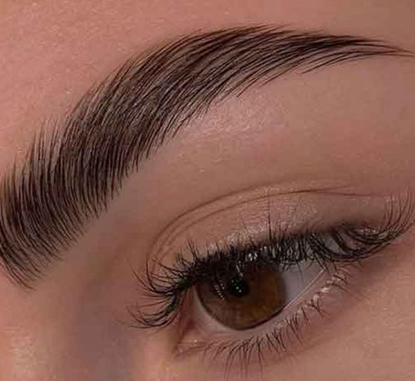 مدل ابرو دخترانه برای صورت کشیده پهن و بلند بسیار زیبا و جذاب