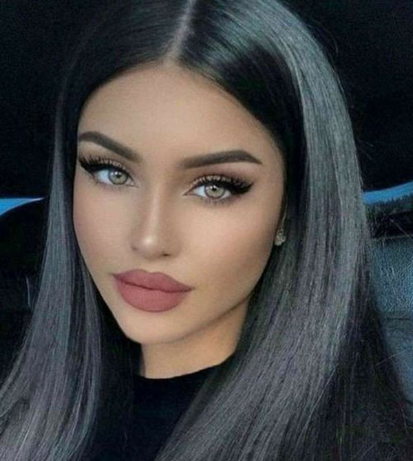 مدل ابرو دخترانه برای صورت کشیده پهن و بلند بسیار زیبا و جذاب