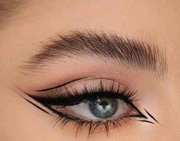 مدل ابرو دخترانه ۱۴۰۲ پهن بسیار زیبا مناسب همه نوع فرم صورت