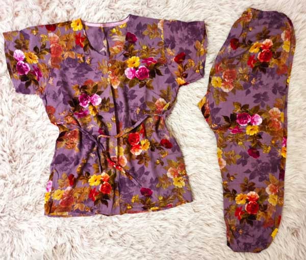 مدل بلوز شلوار نخی تو خونه ای + جدیدترین و زیباترین مدل های بلوز شلوار نخی
