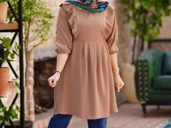 مدل مانتو جلو بسته کلوش زیباترین و شیک ترین مدل های مانتو کلوش