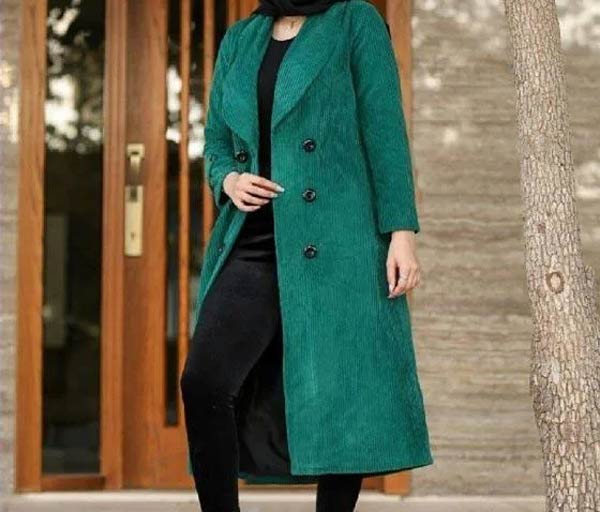 مدل مانتو کبریتی مخمل + شیک ترین و قشنگ ترین مدل های مانتو کبریتی مخمل