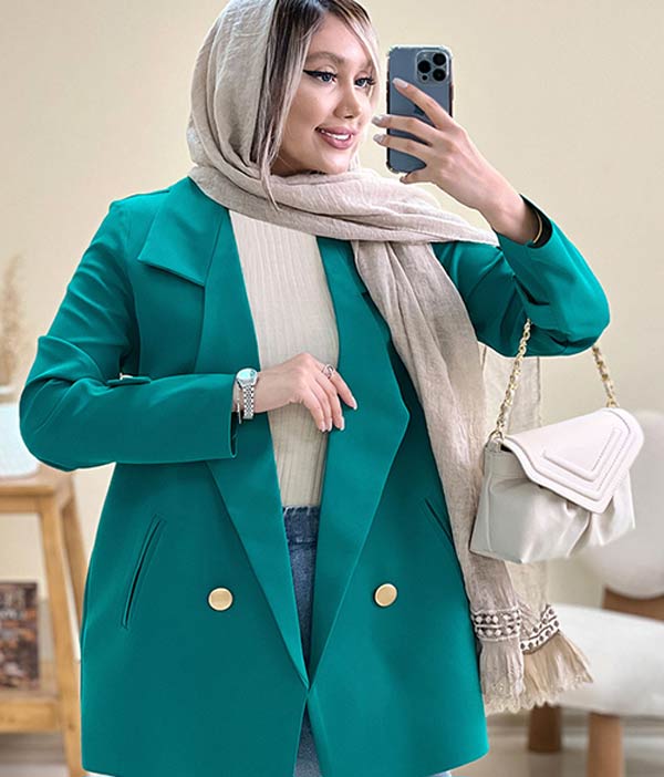 مدل مانتو کتی بلند جلو بسته شیک ترین و زیباترین مدل های مانتو کتی بلند