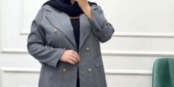 مدل مانتو کتی بلند جلو بسته + شیک ترین و زیباترین مدل های مانتو کتی بلند