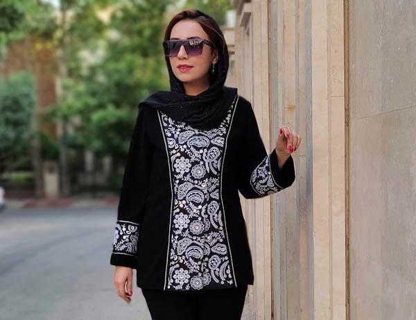 مدل مانتو کتی جلو بسته جدید زنانه مجلسی بسیار شیک و خاص