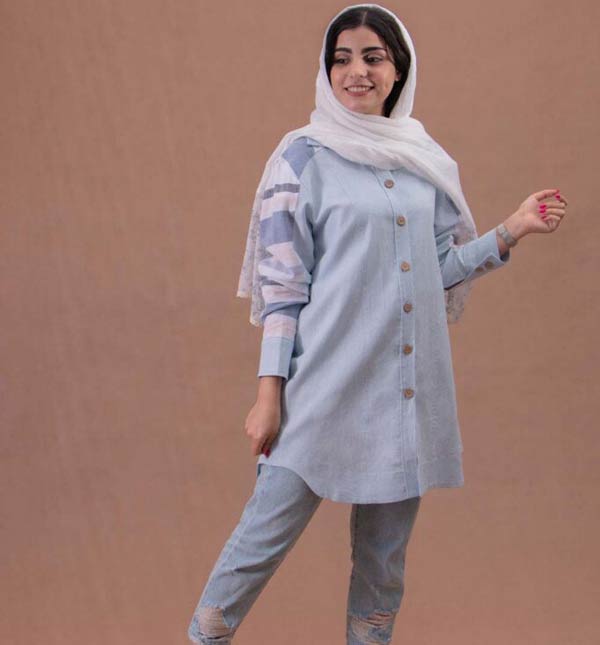 چند مدل مانتو جلو بسته شیک + جدید ترین و زیباترین مدل های مانتو جلو بسته