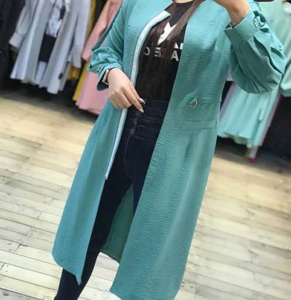 مدل مانتو جلو باز ابروبادی + شیک ترین و زیباترین مدل های مانتو ابروبادی
