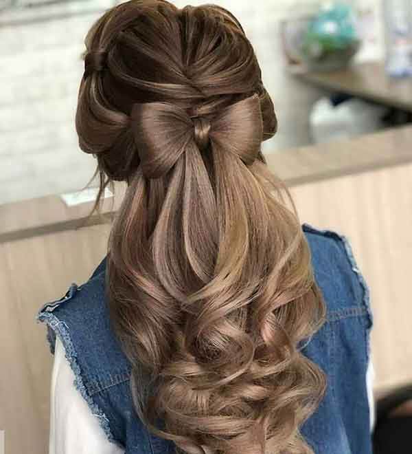 مدل مو دخترانه باز زیباترین و جدیدترین مدل های مو دخترانه باز