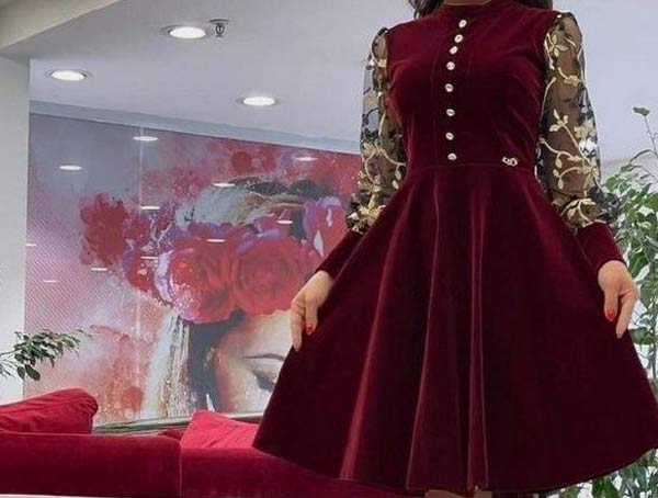 مدل لباس مخمل زیباترین و شیک ترین مدل های لباس مخمل مجلسی زنانه را اینجا ببین