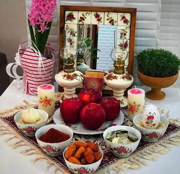 مدل سفره هفت سین جدیدترین و باکلاس ترین مدل های سفره هفت سین نوروز 1403