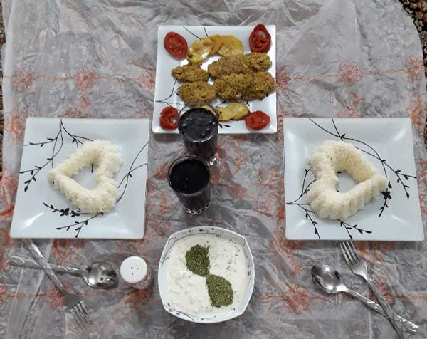 مدل سفره سحر با دیزاین ساده و غذاهای سبک برای ماه رمضان امسال