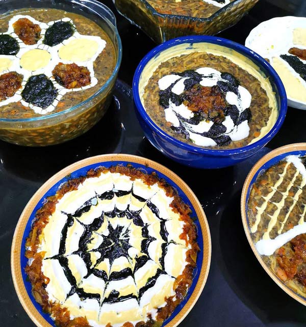 تزیین آش برای ماه رمضان زیباترین و ساده ترین ایده ها برای تزیین آش ماه رمضان با کشک و نعناع داغ