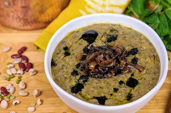 تزیین آش برای ماه رمضان زیباترین و ساده ترین ایده ها برای تزیین آش ماه رمضان با کشک و نعناع داغ