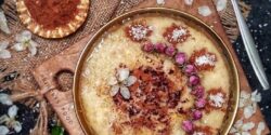 تزیین حلیم برای ماه رمضان + زیباترین تزیین روی حلیم از بهترین رستوران های ایران