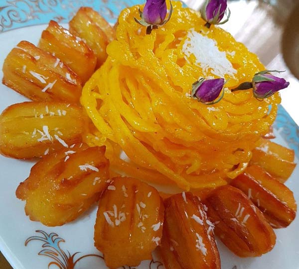 تزیین زولوبیا بامیه برای ماه رمضان سفره افطار با ایده های ساده و زیبا