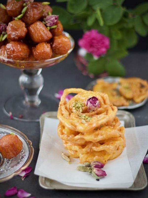تزیین زولوبیا بامیه برای ماه رمضان سفره افطار با ایده های ساده و زیبا