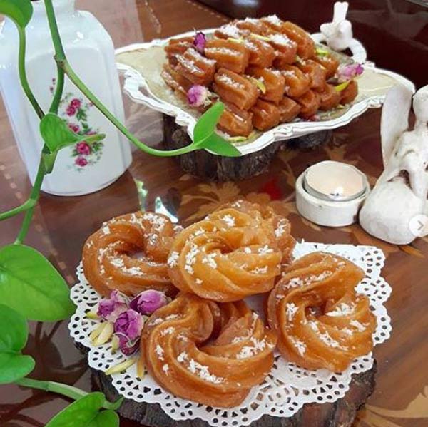 تزیین زولوبیا بامیه برای ماه رمضان سفره افطار با ایده های ساده و زیبا