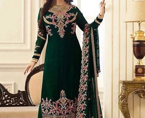 لباس آینه دوزی هندی + زیباترین و جدیدترین مدل های لباس سنتی هندی با هنر آینه دوزی