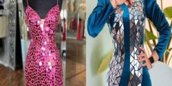 مدل آینه دوزی روی لباس مجلسی + باکلاس ترین و شیک ترین مدل های لباس مجلسی آینه دوزی شده