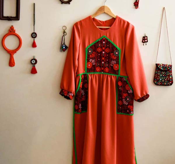 مدل لباس آینه دوزی روی لباس زیباترین و شیک ترین مدل های لباس آینه دوزی شده