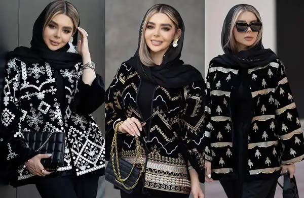 مدل لباس آینه دوزی روی لباس زیباترین و شیک ترین مدل های لباس آینه دوزی شده