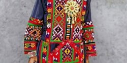 مدل لباس آینه دوزی افغانی + آشنایی با انواع لباس سنتی آینه کاری افغانی