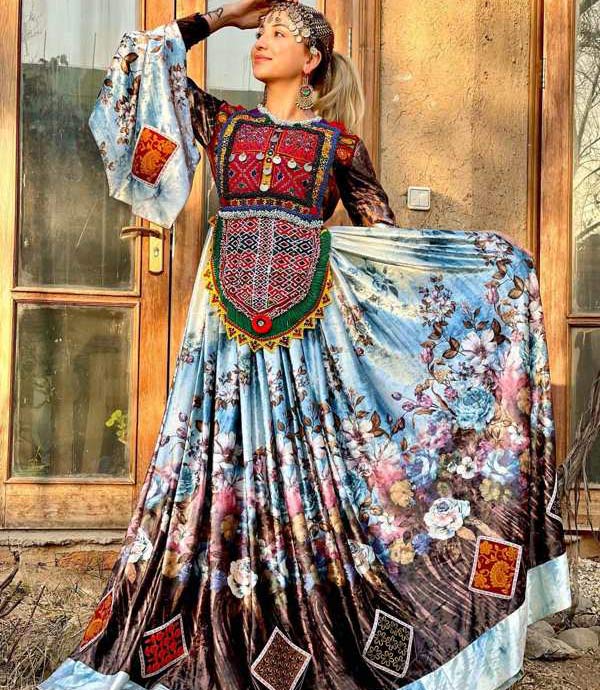 مدل لباس آینه دوزی افغانی آشنایی با انواع لباس سنتی آینه کاری افغانی