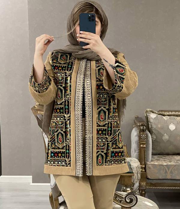 مدل لباس آینه دوزی شده + جدیدترین و به روزترین مدل های لباس آینه دوزی زنانه