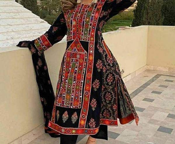 مدل لباس آینه دوزی بلوچی زیباترین مدل های لباس سنتی بلوچی با هنر آینه دوزی