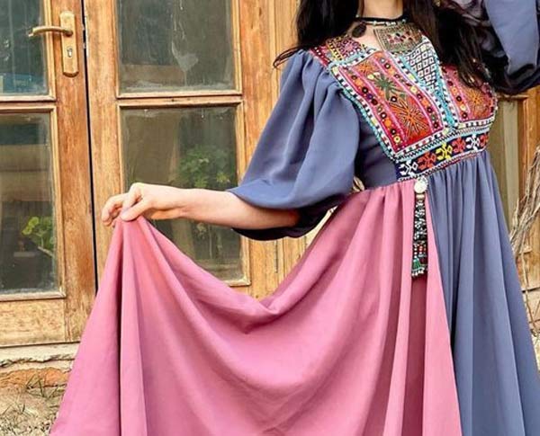 مدل لباس مجلسی آینه دوزی + زیباترین و باکلاس ترین مدل های لباس مجلسی با هنر آینه دوزی