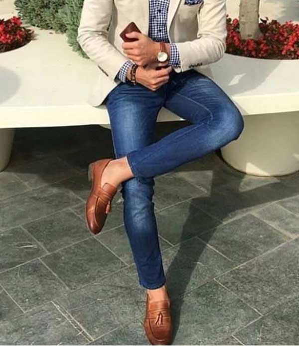 با کفش لوفر چه شلواری بپوشیم + نکاتی برای راهنمایی ست کردن شلوار با کفش لوفر