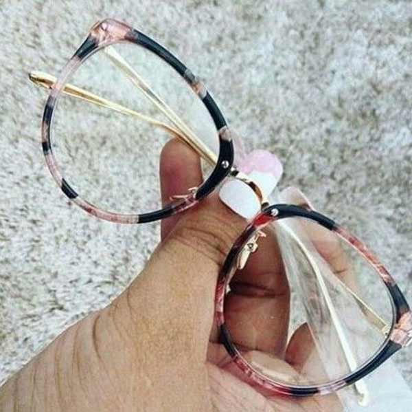 مدل عینک طبی برای صورت گرد با فرم های فلزی و چوبی زیبا ساده و گوناگون