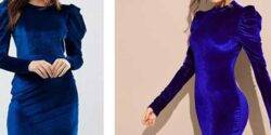 مدل لباس آستین پفی مخمل + پر طرفدارترین و با کلاس ترین مدل های لباس مخمل با آستین پفی