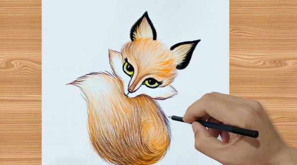 مدل نقاشی مداد رنگی بسیار زیبا از سوژه های متنوع + ترفندهای کاربردی و جدید