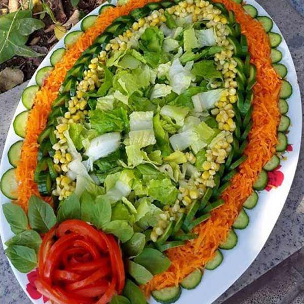 مدل سالاد کاهو جدید با دیزاین های ساده و زیبا + خواص بی نظیر آن برای لاغری