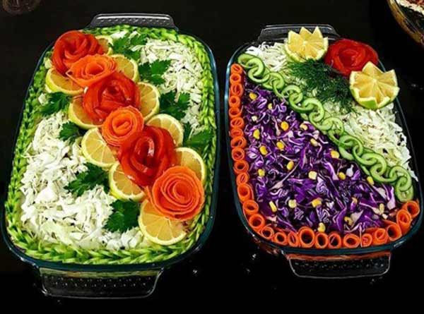 مدل سالاد کاهو جدید با دیزاین های ساده و زیبا + خواص بی نظیر آن برای لاغری