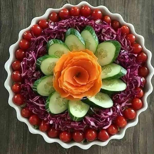 مدل سالاد کاهو جدید با دیزاین های ساده و زیبا + خواص بی نظیر آن برای لاغری