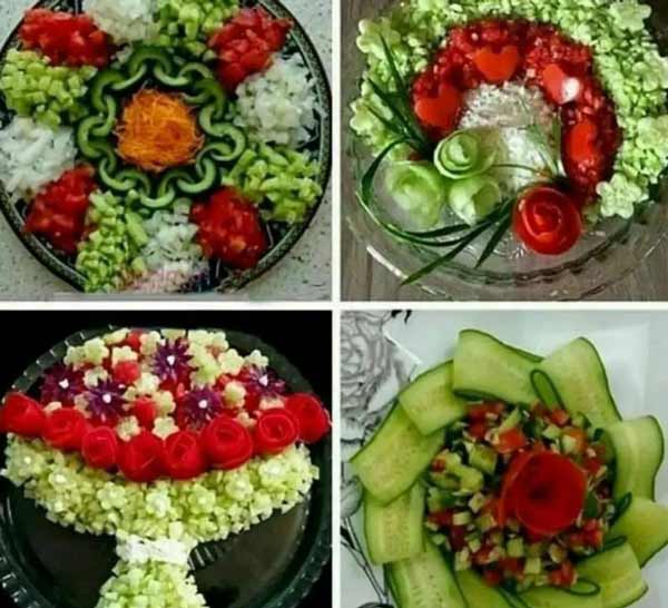مدل سالاد کاهو جدید با دیزاین های ساده و زیبا + خواص بی نظیر آن برای لاغری