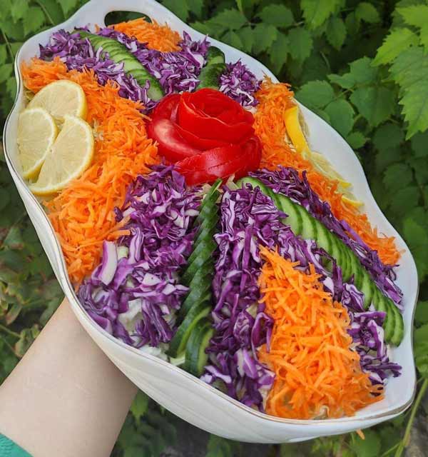 مدل سالاد کاهو جدید با دیزاین های ساده و زیبا + خواص بی نظیر آن برای لاغری