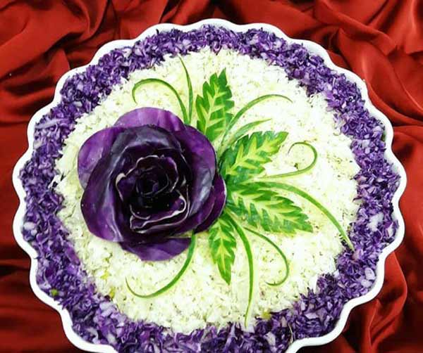 مدل سالاد کاهو ساده با دیزاین های خلاقانه و باسلیقه + سبزیجات متنوع و مقوی