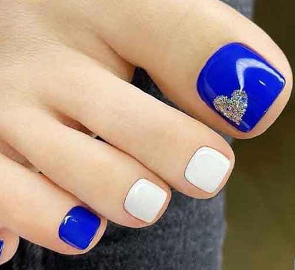 مدل طراحی ناخن پا زیبا با ایده های ساده و فانتزی برای سخت پسندان