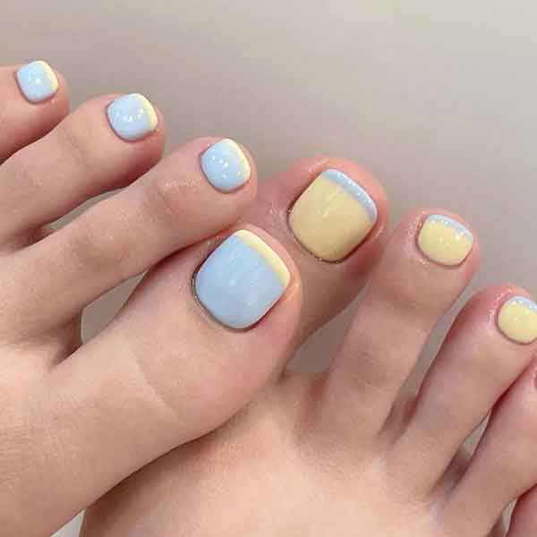 مدل طراحی ناخن پا زیبا با ایده های ساده و فانتزی برای سخت پسندان