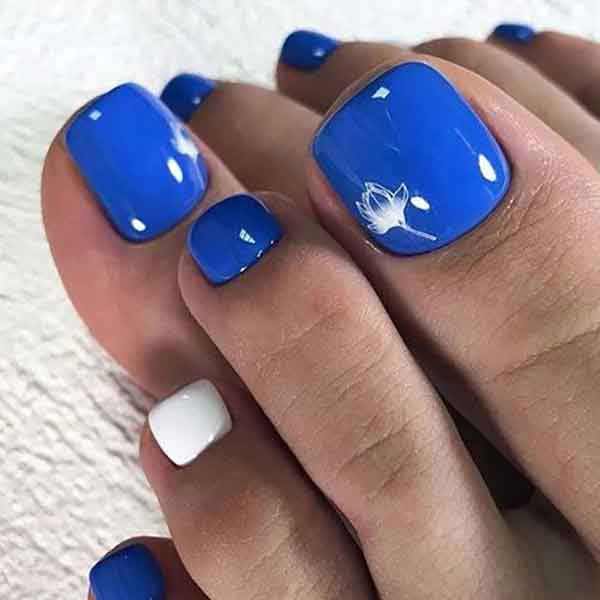 مدل طراحی ناخن پا زیبا با ایده های ساده و فانتزی برای سخت پسندان