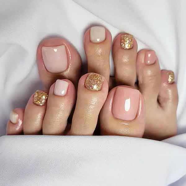 مدل طراحی ناخن پا زیبا با ایده های ساده و فانتزی برای سخت پسندان