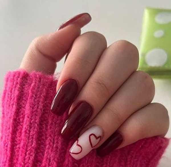 مدل طراحی ناخن برای ولنتاین بسیار شیک و عاشقانه گوناگون زنانه و دخترانه