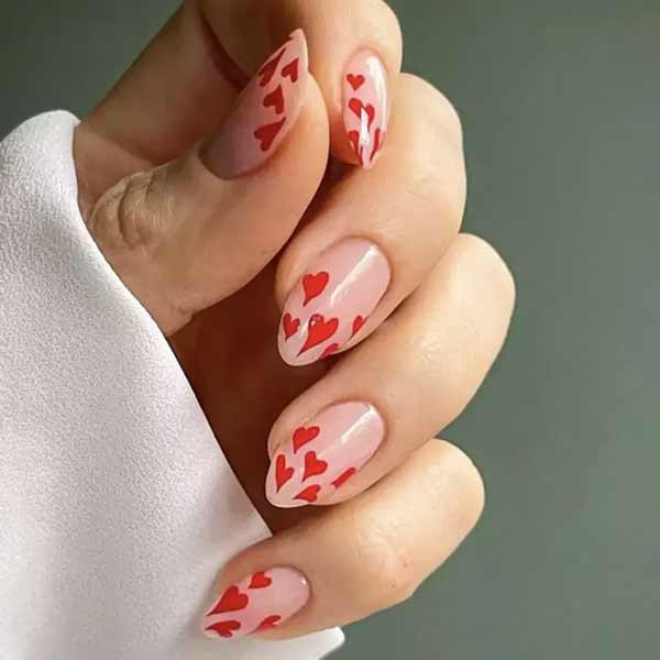 مدل طراحی ناخن برای ولنتاین بسیار شیک و عاشقانه گوناگون زنانه و دخترانه